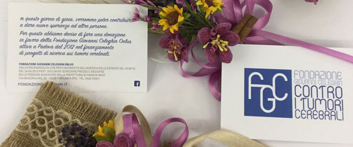 Le bomboniere per la ricerca